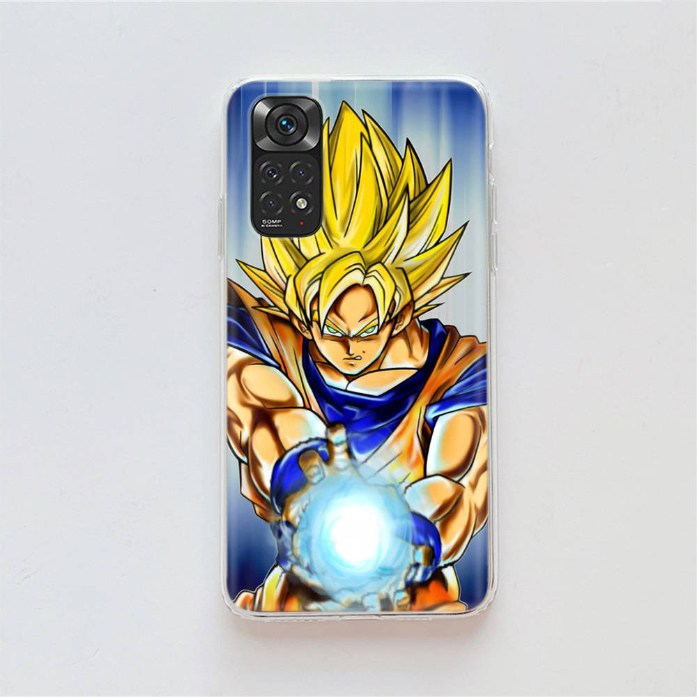 Чехол DT36 Dragon Ball для Samsung A04 A14 A23 A34 A54 M23 M33 M52 M53 Realme 10 9 C30S C35 C55 VIVO Y02S Y21 Y33S Y51 X80 Pro Прозрачная крышка