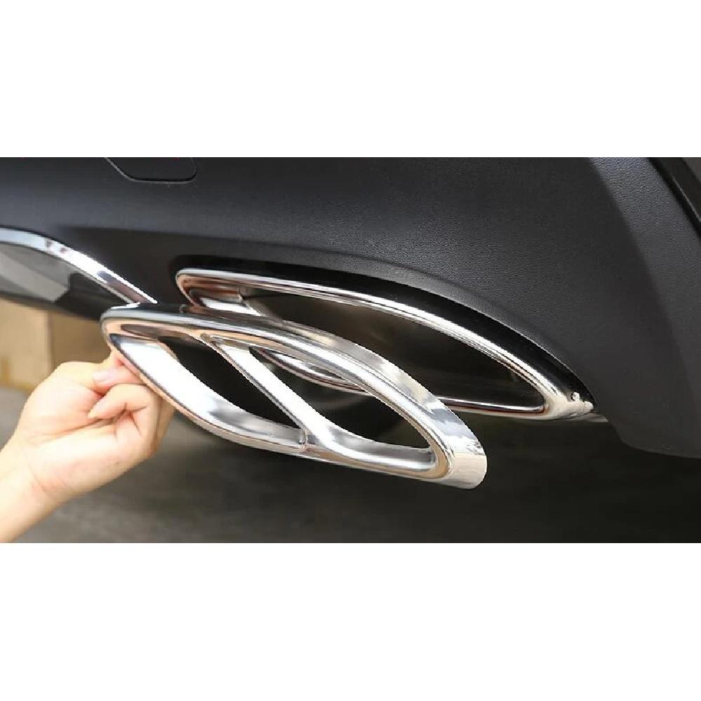 W177 Задний наконечник выхлопной трубы, накладка на глушитель, декоратор с 2 до 4 отверстиями для Mercedes Benz A Class - Автомобильные аксессуары