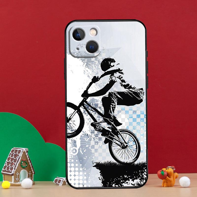 Чехол для телефона BMX Велосипед Экстремальный спорт Для iPhone 16 Pro Max 11 12 13 14 15 Pro Mini XS X XR 16 Plus 16e Защитная крышка Coque