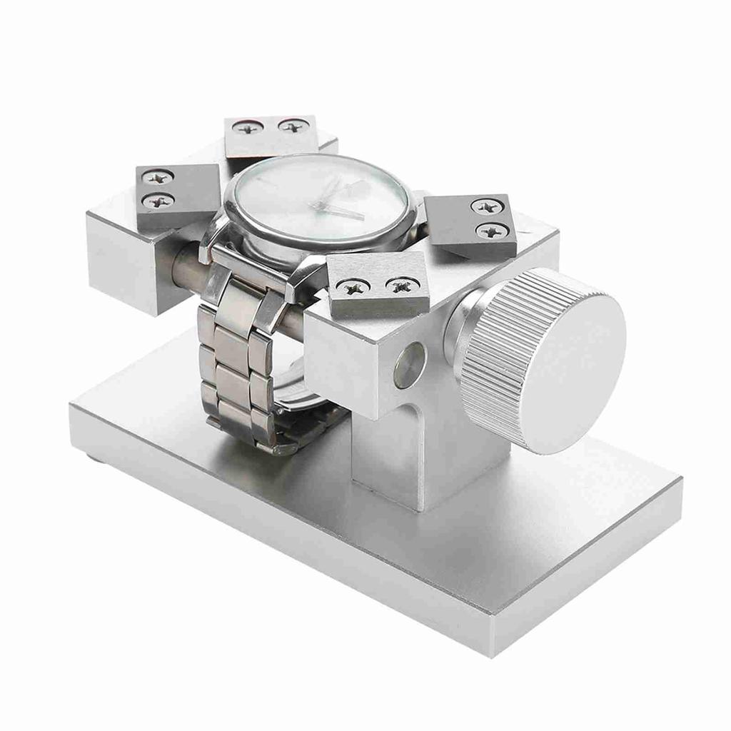 Инструмент для снятия ободка часов красного/серебристого цвета, инструмент для открывания задней крышки верстака(Серебряный)