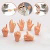 Novelty Feature Finger Cat Toy Mini Size Mini Finger Puppet Funny Funny Prank Gift  Pet Supplies