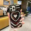 Чехол для телефона с сердечком для iPhone 11, чехол для iPhone 14 Pro 13 12 Pro Max 13promax, противоударный силиконовый чехол-бампер с гальваническим покрытием, капа
