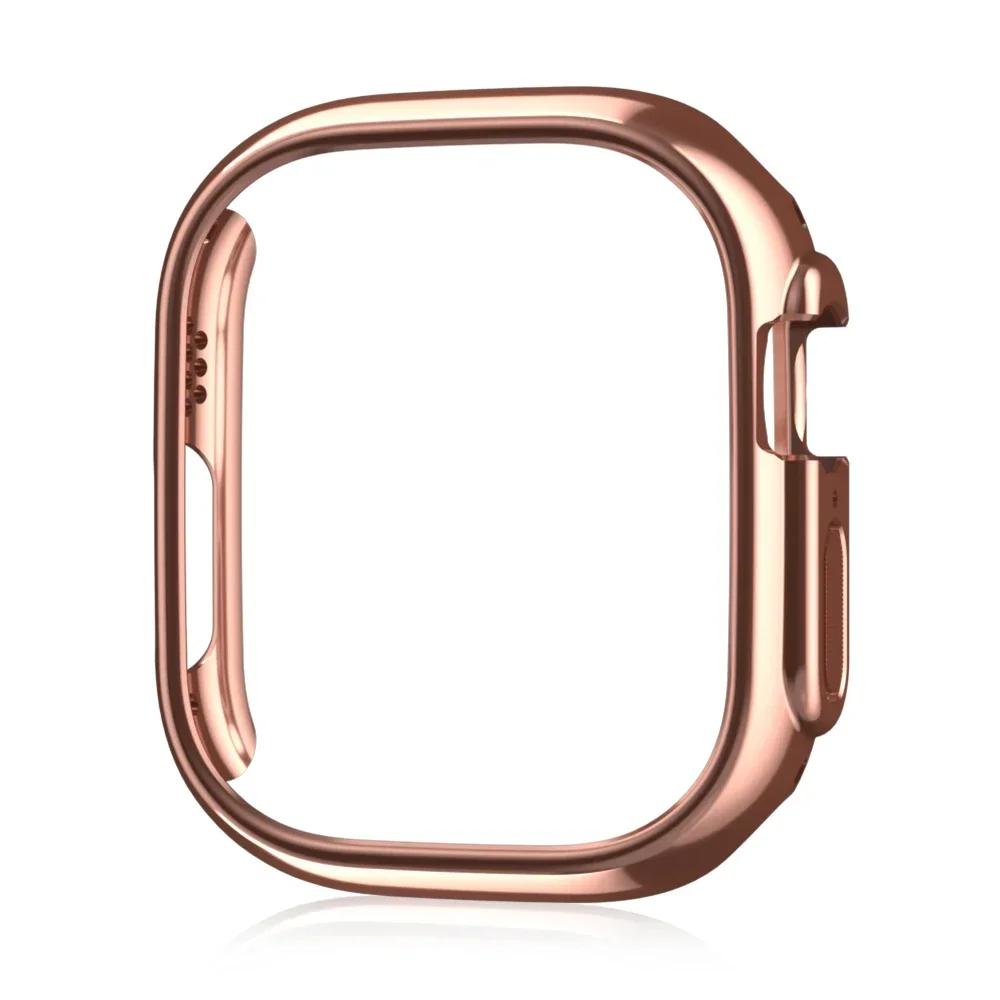 Для Apple Watch 45мм 41мм 38мм 42мм 40мм 44мм Покрытый Скелетный Чехол Жесткий PC Бампер Чехол Рамка для IWatch SE 8 7 6 5 4 3 2 1 Чехол
