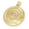 [M8764] - Gold Plated Pendant 'Choreography' Golden
