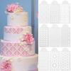 Tools Lace Border Bakeware Sugar Sieve Mold Baking Templates Cake Stencil Fondant Printing