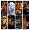 Чехол для телефона 'Лев' для Samsung Galaxy S24 S23 S22 S20 S21 FE Ultra S24 S23 S10 S10E S9 S8 Plus 5G Прозрачный Корпус Чехлы Сумки