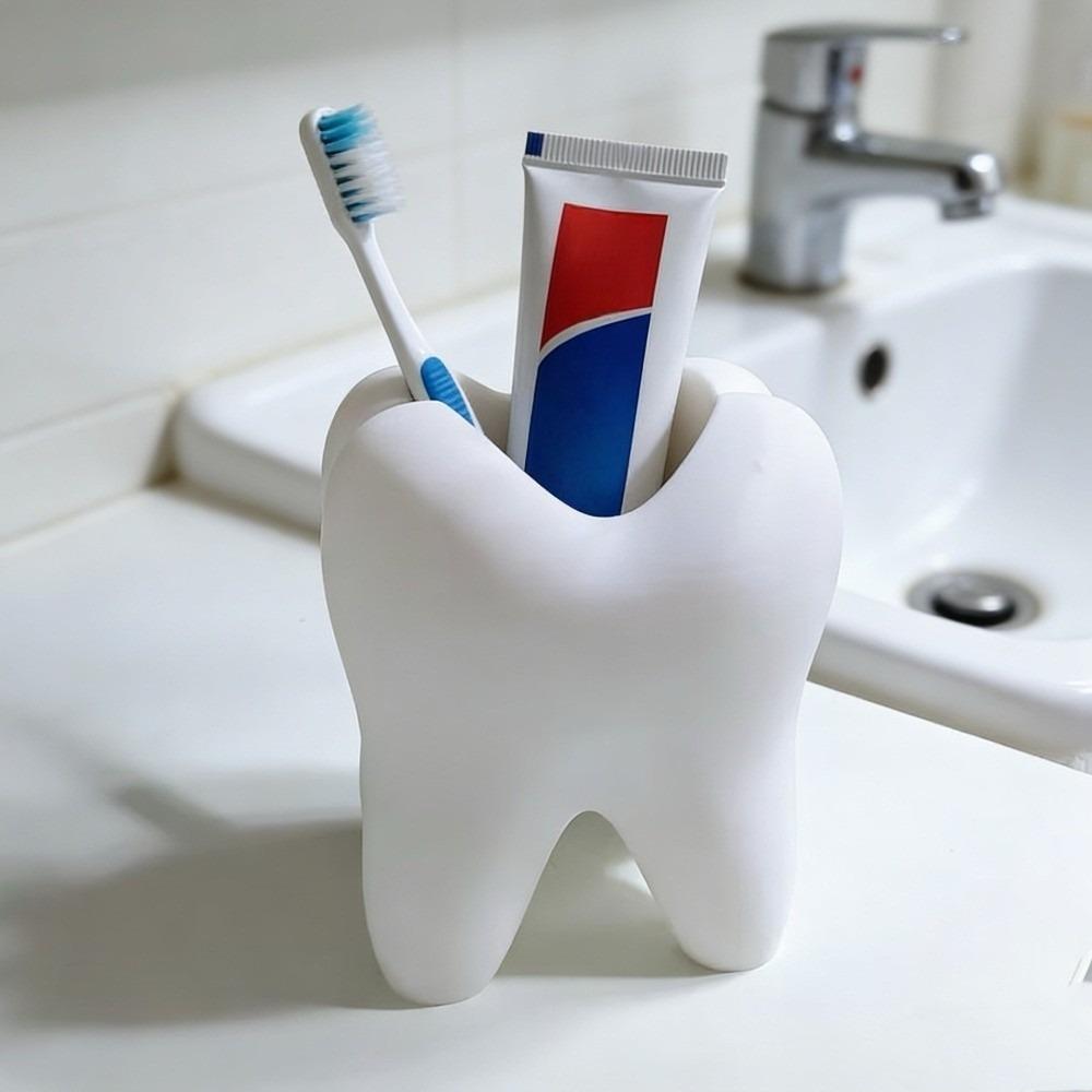Creative 3D Printing Toothbrush Holder Multi-functional Toothbrush Rack  Gift for Dentist