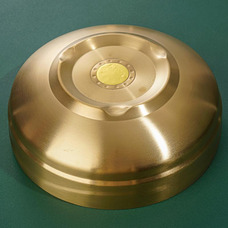 Двухслойная миска для холодной лапши из нержавеющей стали 304 в корейском стиле, большая миска для салата и супа с защитой от ожогов, кухонная утварь