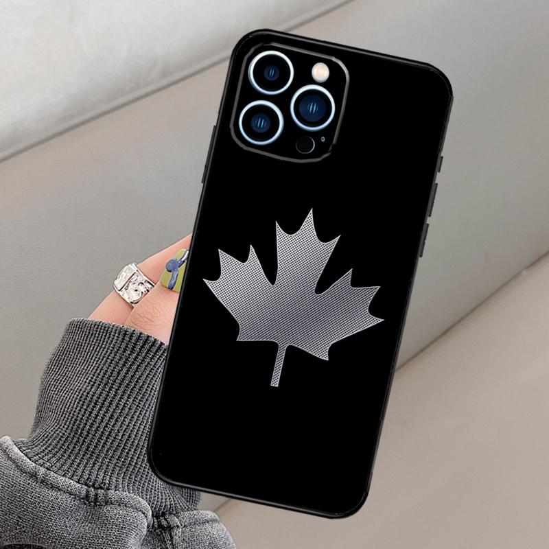 Canada Canadian Flag Phone Case For iPhone 16 14 13 12 15 Pro Max 15 16 Plus 12 13 mini XR 16e Funda Cover