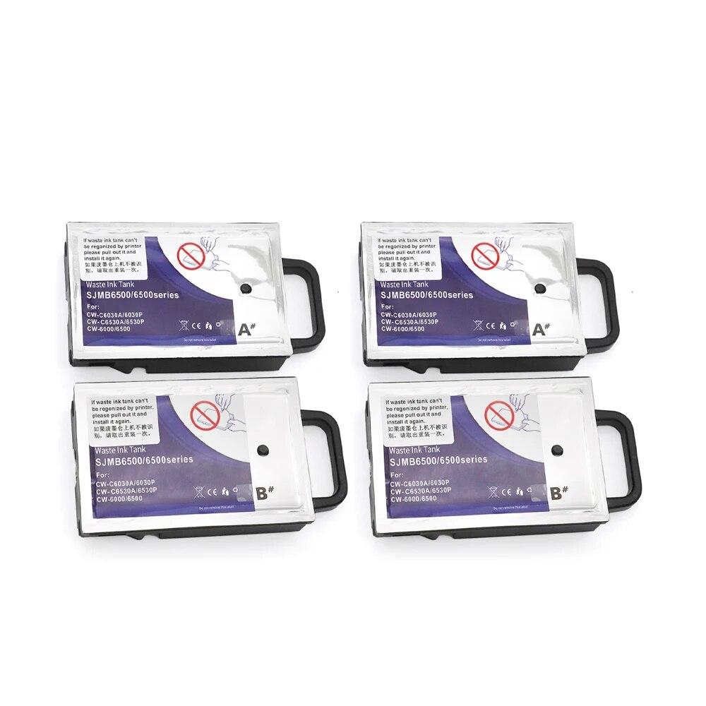 НОВЫЙ SJMB6500 SJMB6000 Ящик для обслуживания принтера EPSON ColorWorks CW-C6030A C6030P C6530A C6530B Резервуар для обслуживания принтера A + Bмодель 1 комплект