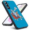 Милый Futuramas Для ребенка Для Samsung Galaxy S25 S24 S23 Ultra S22 S21 Plus S20 Черный Мягкий Силиконовый Защитный Чехол