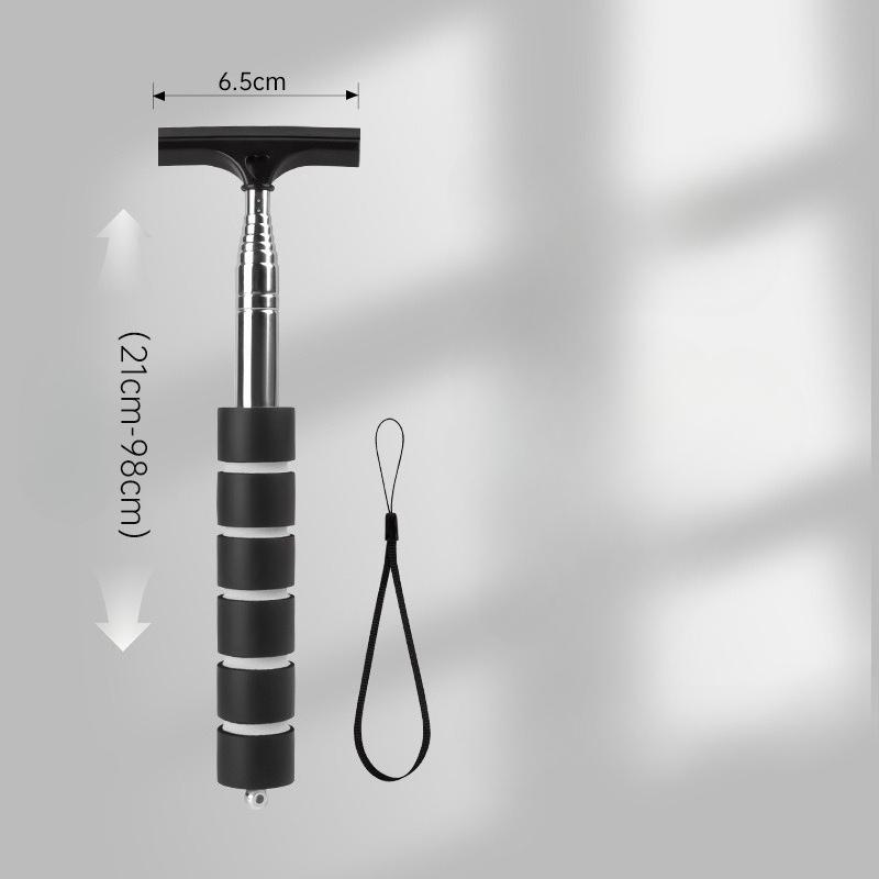 Автомобильный стеклоочиститель для зеркала заднего вида, портативный телескопический автомобильный скребок для мытья стекол, щетка для мытья автомобильных зеркал, длинная ручка, очиститель тумана для стекла