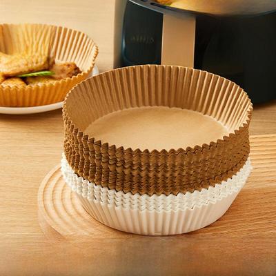 Круглая фритюрница с антипригарным покрытием и бумага для выпечки — впитывающая масло, с силиконовым покрытием для домашнего использования