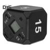 Rotating Cube Timer 5-15-25-45 Mins LED Display Slide Switch Pomodoro Productivity Timer Cube Portable Vibration Mute Alarm for Work Study Kitchen