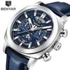 Men's Fashion Sports Multi Functional Waterproof Calendar Business Quartz Watch