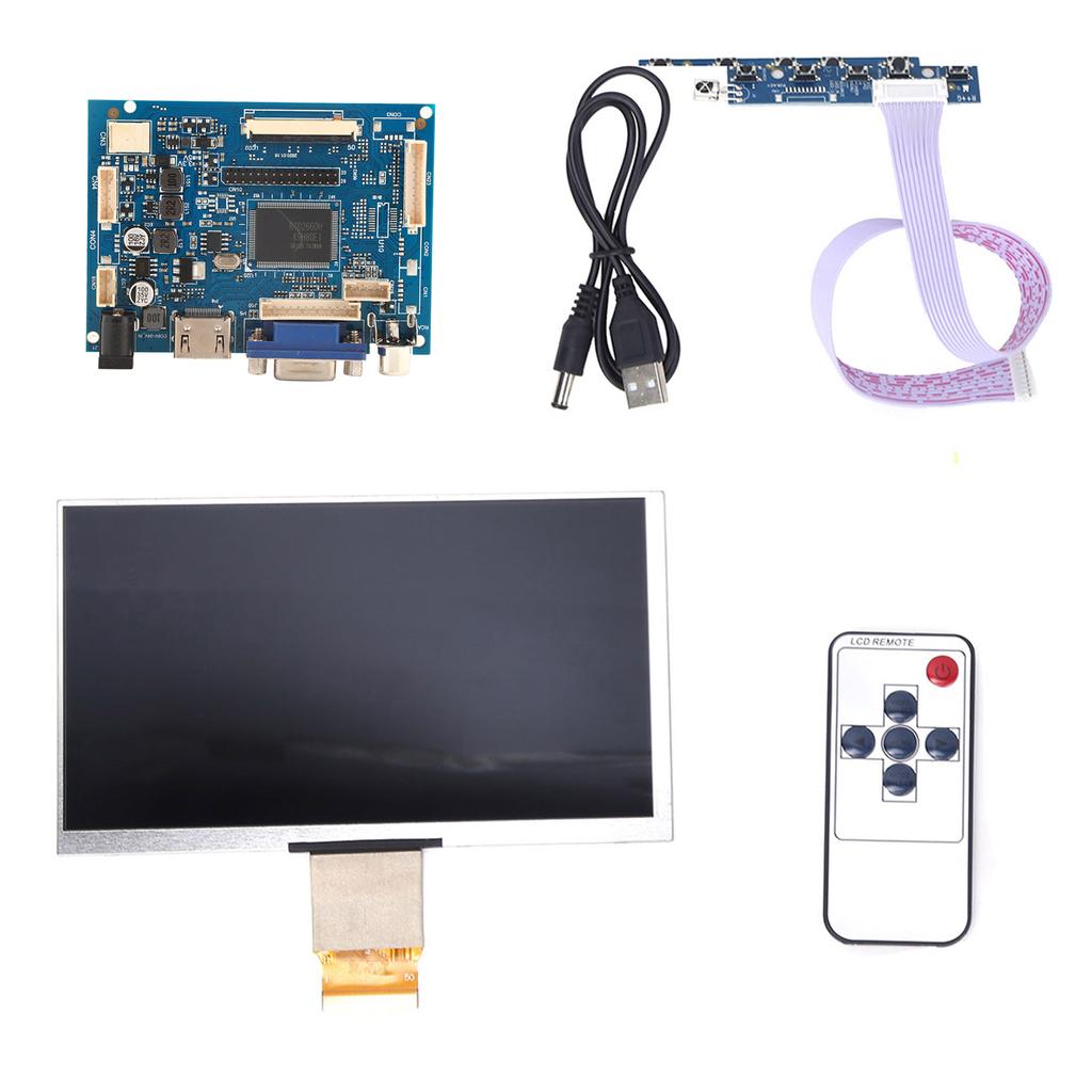 7-дюймовый ЖК-дисплей TFT 1024*600 HDMI VGA монитор экран комплект для Raspberry Pi 32