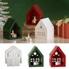 Silicone Mold for Crafting Candle Holder Star Window House Home Decoration Mould Gypsum Plaster Candlestick Mould
