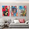 Graffiti Artist Jean Michel Abstract Canvas Art Poster and Print Canvas Paintings On The Wall for Living Room Home Decor Picture