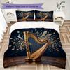 Tennis and Fun Ping Pong Pattern Bedding uilt Set uilt Cover Pillowcase Home Decoration Birthday Gift (1 * duvet cover + 2 * pillowcase without core)