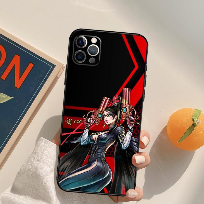 Чехол для мобильного телефона iPhone15ProMax, чехол для мобильного телефона с изображением ангела-охотника и ведьмы, окрашенный в противоударный цвет для защиты от падений.