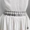 Gold/Silver Metal Belly Chain Shaking Coins Waist Belt Luxury Body Chain for Women