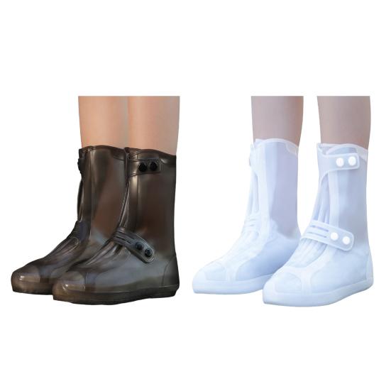1 пара утолщенных чехлов для ботинок, усиленная подошва, долговечный многоразовый чехол от дождя, защитное снаряжение