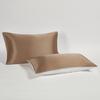 Mulberry Silk Pillowcase Pair - High-Grade Solid Color for Skin & Hair Care