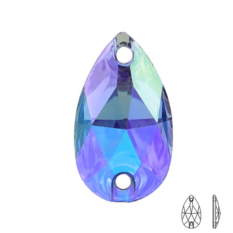 Капля воды из смолы, сшитая вручную, с плоским дном, аксессуары своими руками, декоративная одежда, головные уборы, обувь и шляпы, свадебное платье, плоская пряжка