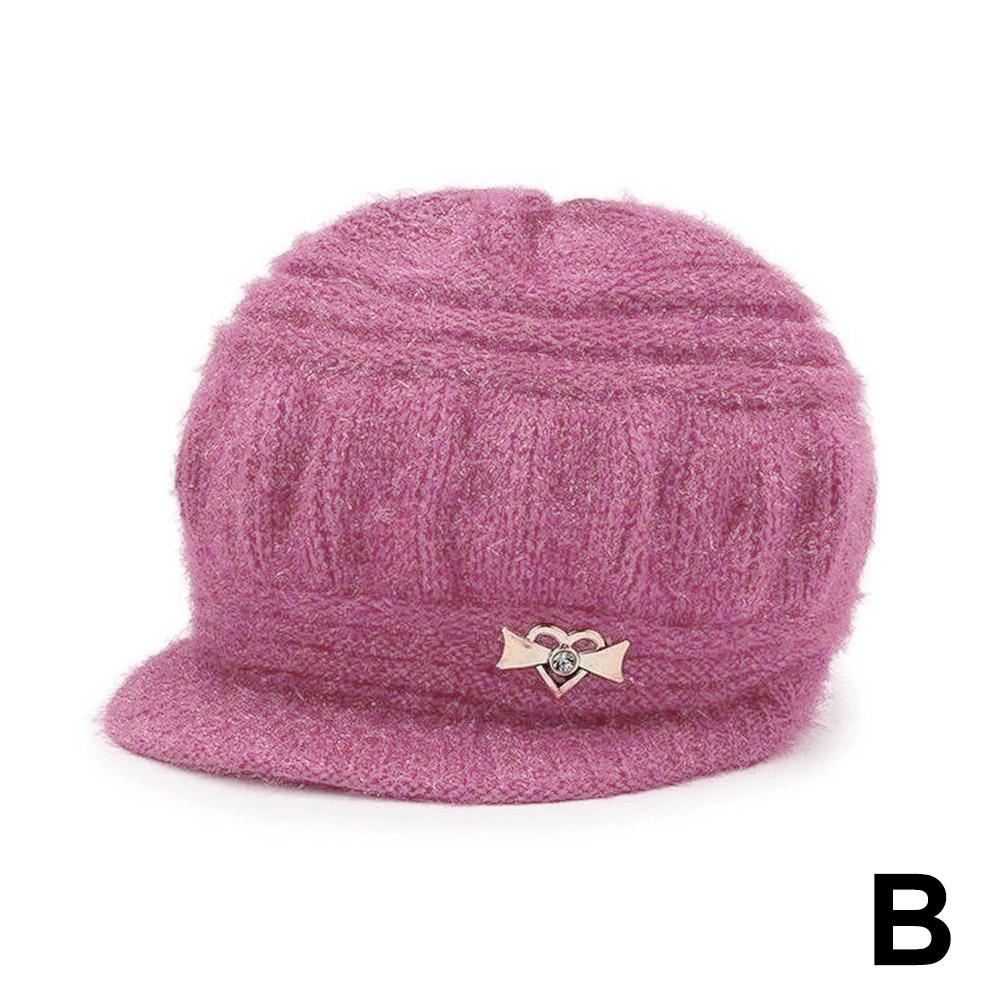Модная шапка плюшевая вязаная ветрозащитная однотонная теплая зимняя старая осенняя шапка плюшевая и простая Q2R7