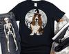 Basset Hound Halloween Shirt, Scary Dog, Howling Moon Howl-O-Ween Gift, Gildan Softstyle Unisex Tee