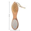 Grinding Stone 4-in-1 Double-sided Foot Scrubber Wooden Exfoliating Foot Scrubber  Personal Care