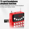 Портативный мини-радио FM-приемник, беспроводной Bluetooth-динамик, TF MP3-плеер с разъемом 3,5 мм, поддержка записи 18650, перезаряжаемый