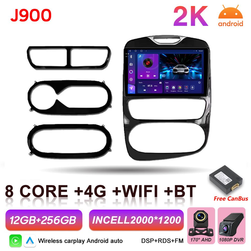 Android Auto Car Radio For Renault Clio 4 BH98 KH98 2016 2017 2019 Wireless Carplay Multimedia Player GPS Navigation DSP 5G Wifi
