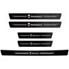 Car Threshold Protection Sticker Scratch Resistant Carbon Fiber Protection Sticker For Renault Megane 3 2 4 Clio4 5 Captur QM6 R888