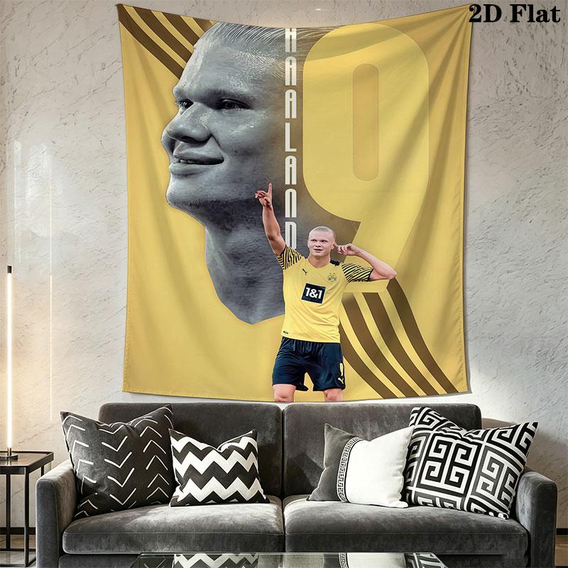 Haaland Wall Hanging Printed Fabric Blanket Decorative Tapestries for Bedroom Living Room Home Decor