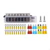 8 Way Fuse Box Holder Circuits 32V Accessory 1 In Out Block for Automobile Golf