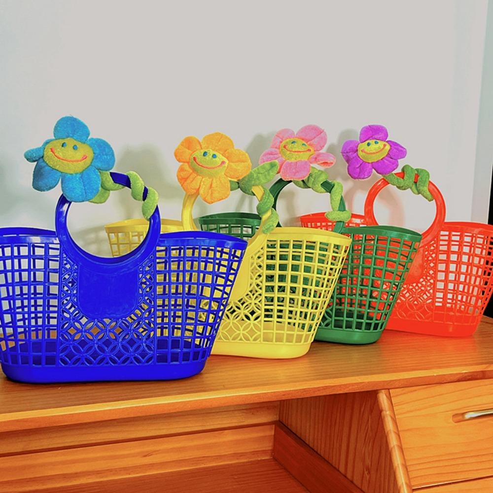 1 шт. практичный полый ручной органайзер для игрушек, корзина для хранения принадлежностей для кухни и ванной комнаты
