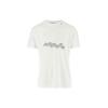 3D Logo Print Crew Neck T-Shirt SS21 Men Tops White OWOMAA027R20185010