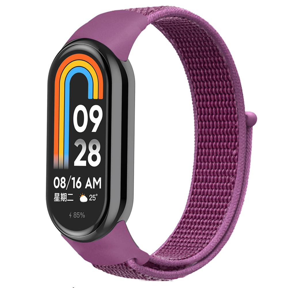 Нейлоновый ремешок для Xiaomi Mi Band 10/9/8 Браслет NFC Дышащий браслет Наручный ремешок Correa Спортивный ремешок для Mi band 8/9/10 Ремешок