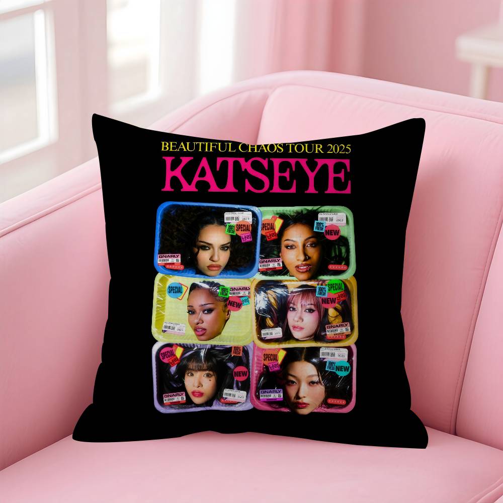 Kpop Hot Girl KKATSEYE Pillowcases Home Bedding Decorative Pillow Cover Wedding Super Soft Pillow Case