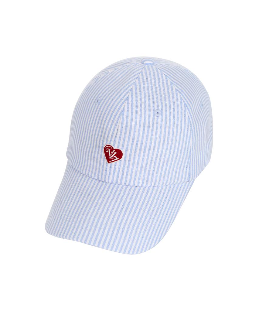 Бейсболка оверсайз с логотипом Bajal Heart из ткани оксфорд (3 цвета)