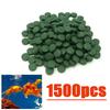 100-3000 шт. Таблетки спирулины высокой чистоты Спиральные водоросли Обогащение Любимые корма для питомцев Рыба Кристальный красный креветка Корм для рыб Аквариум