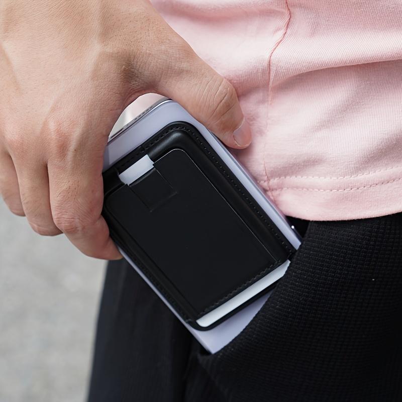 1 шт. чехол-держатель для карточек для сотового телефона 4,7 дюйма или выше, задняя наклейка для мобильного телефона, чехол для карт, невидимый держатель, держатель для карт из искусственной кожи