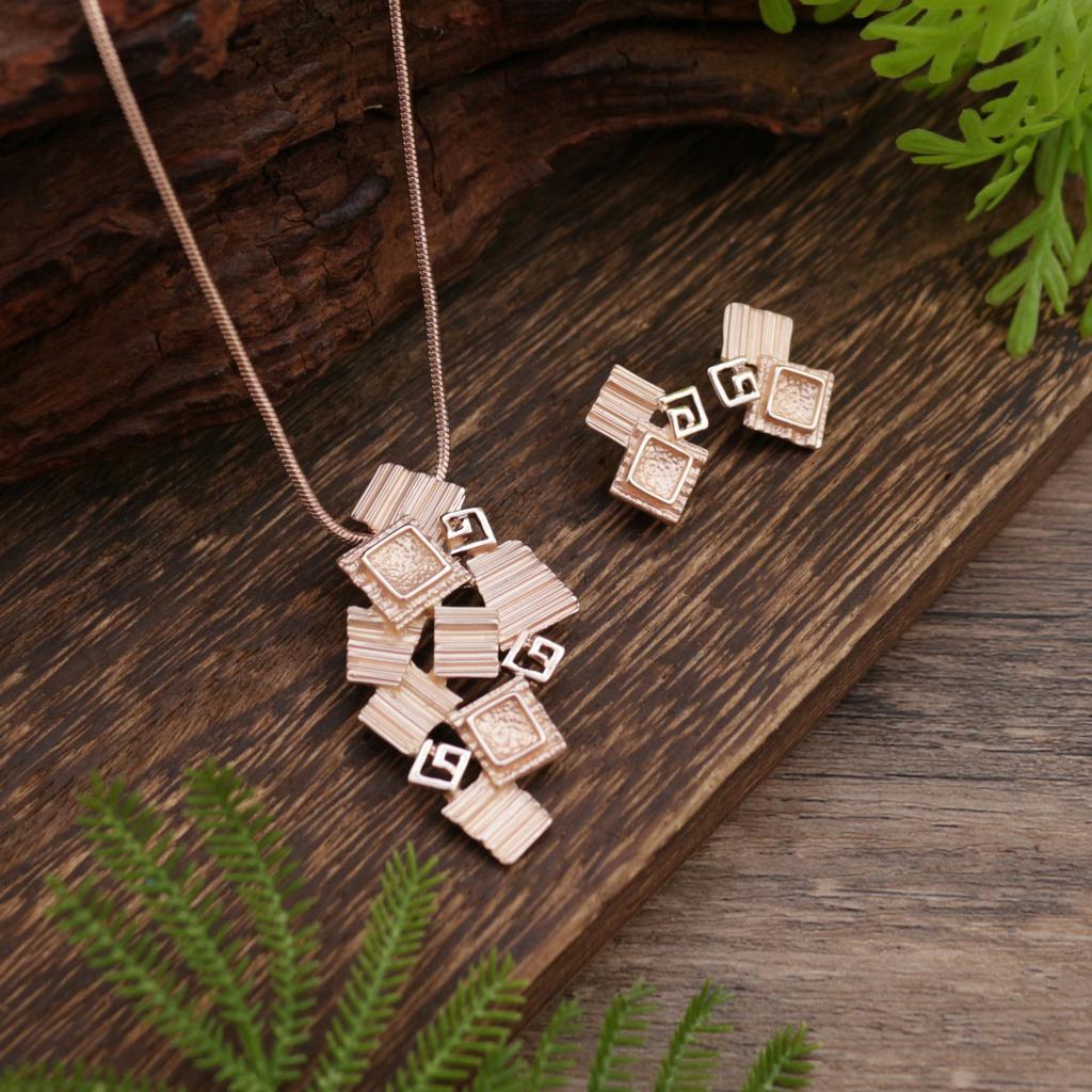 Новый эмалевый цветной квадратный геометрический набор сережек-гвоздиков и подвески, женское простое и универсальное геометрическое квадратное ожерелье