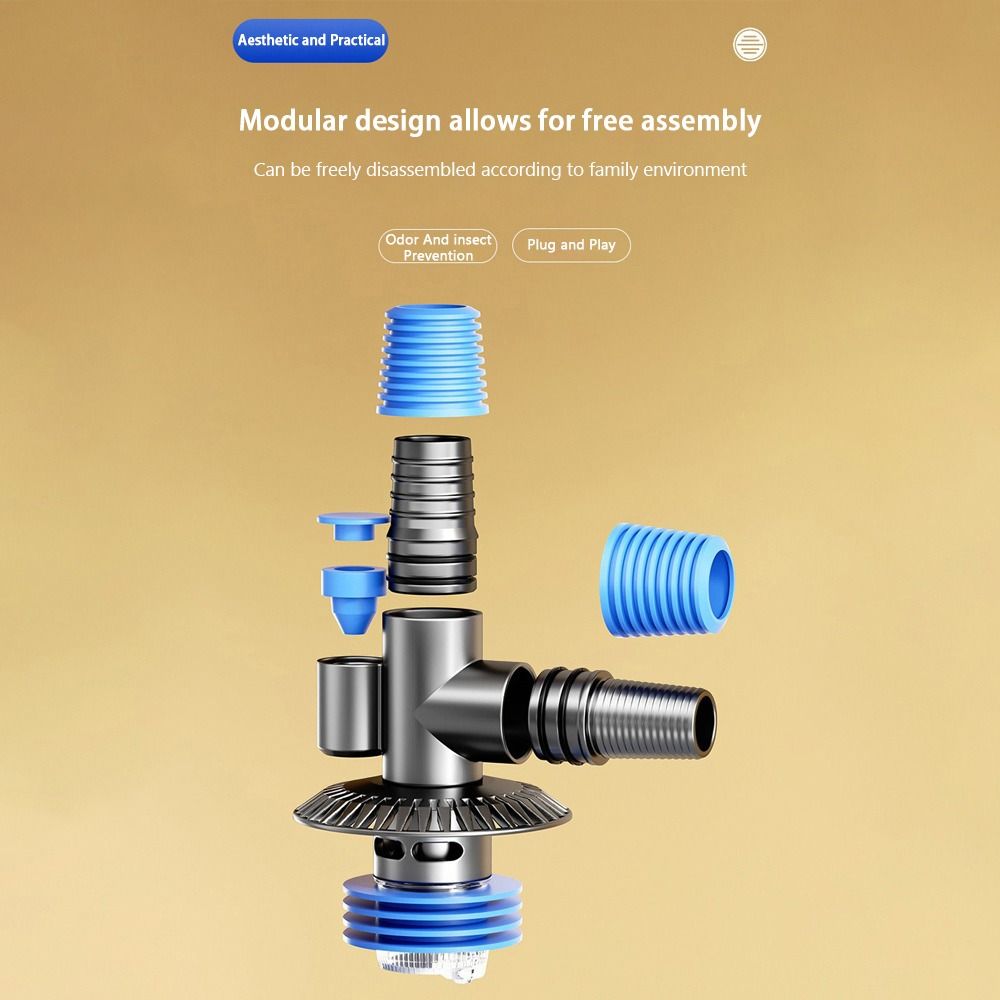 Multi Functional Floor Drain Connector Anti-odor Hose Adapter Washroom Accessories