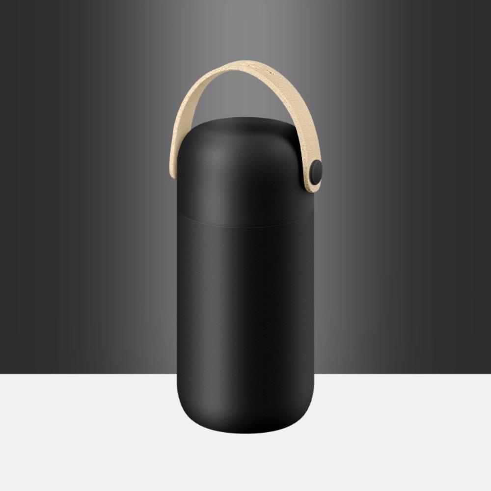 Термос с двойными стенками, кружка для кофе с кожаной ручкой, карманный стакан для бутылки, термос для офиса