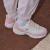 Skechers DLites 1.0 Ткань Синтетическая кожа Молочный чай Медведь Персик Женские кроссовки Белый Розовый 149906-PKYL