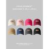 Bear Embroidered Baseball Cap Female Sweet Versatile Sports Soft Top Wide Brim Cap Student Casual Sun Hat