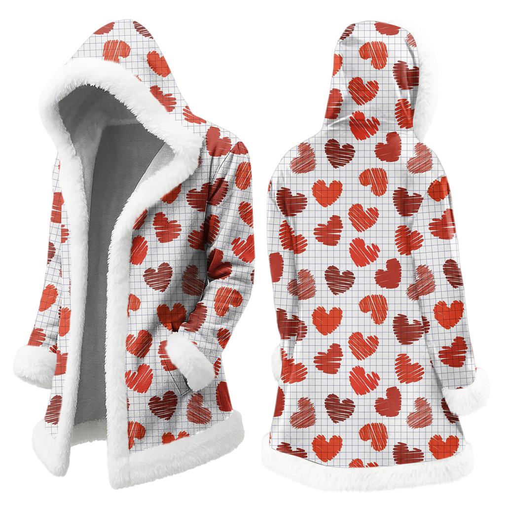 Унисекс кардиган с капюшоном и карманами, теплая верхняя одежда