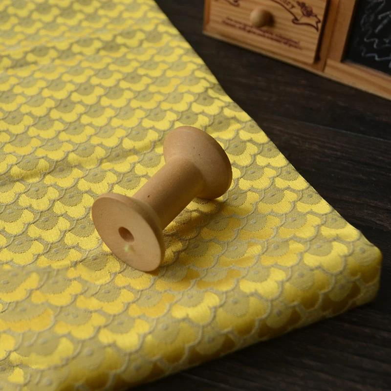 Small Plum Blossom 3D Jacquard Fabric Embossed Texture Embroidery Chinese Style Cheongsam Curtain Clothing DIY Sewing Material